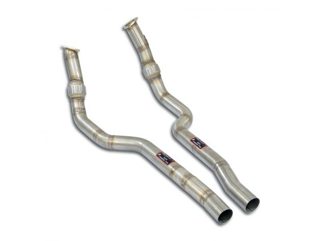 SUPERSPRINT FRONT PIPES KIT RH/LH AUDI RS6 QUATTRO AVANT 4.0 TFSI V8 (600 HP) 2020+ (CON VALVOLA)