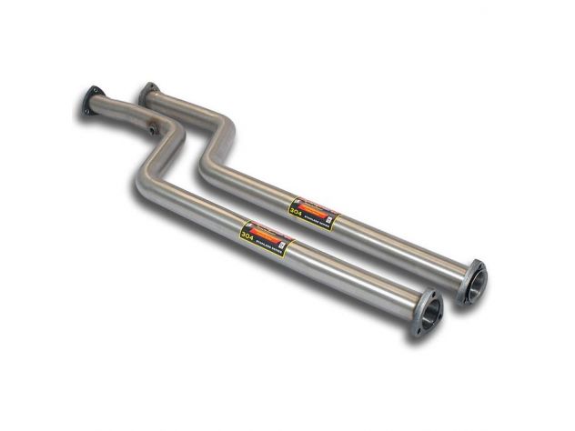 SUPERSPRINT  FRONT EXHAUST PIPE RH/LH AISI 304 BMW E24 M6 (MOTORE M88/3- S38- 286 HP) 86-89- MOD. USA