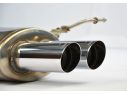 SUPERSPRINT EXHAUST CAT-BACK SYSTEM REAR RACING 70 INOX BMW E36 316I COMPACT (1.9I M43- 105 HP) 98-00