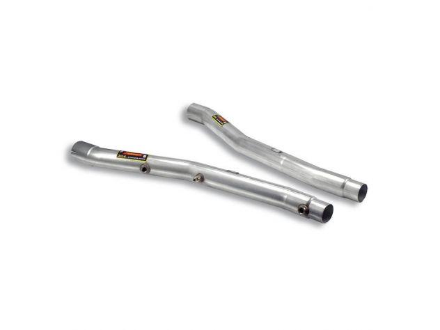 SUPERSPRINT  FRONT EXHAUST PIPE RH/LH BMW E39 BERLINA 535I / 540I V8 (M62) 96-02 (DUAL-PIPE FOR SUPERCHARGING CONVERSION)