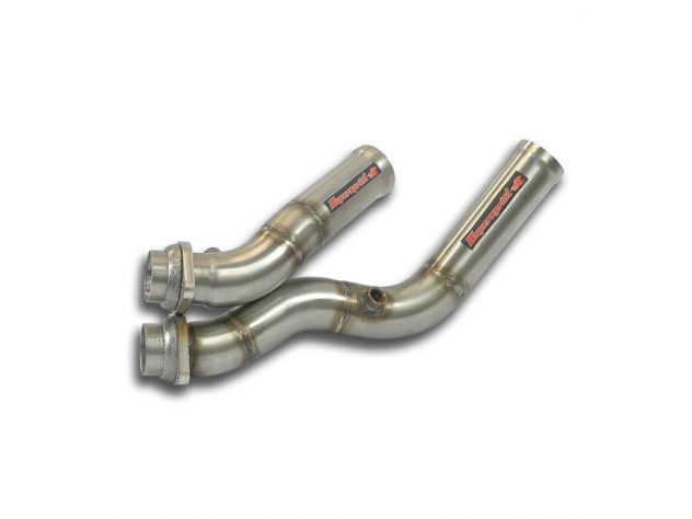 SUPERSPRINT LINK PIPES KIT FOR MANIFOLD  BMW E46 M3 CSL 3.2I 03+ (MOD. USA Ø60MM)