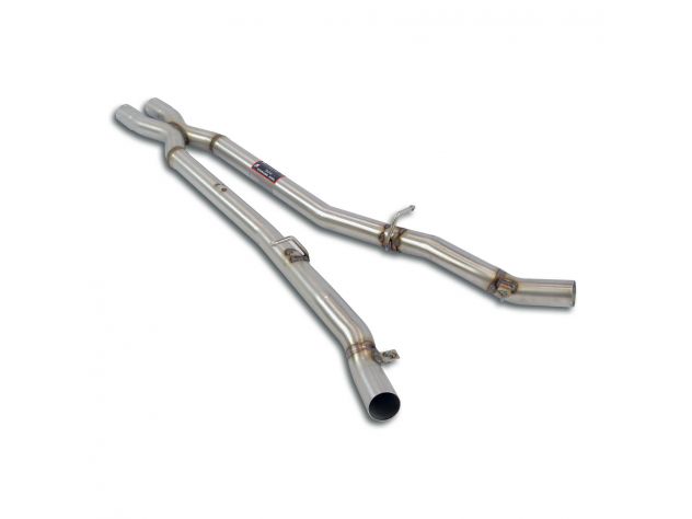 SUPERSPRINT KIT CENTRAL X LINK PIPES RH/LH (PRESA NOX) BMW E63 / E64 645I V8 (N62) 04-05