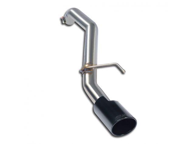 SUPERSPRINT REAR EXHAUST PIPE O 100 GUN METAL GREY 595 ABARTH 1.4T COUPÈ / CABRIO (145 HP) "MONOTUBO" 2015+