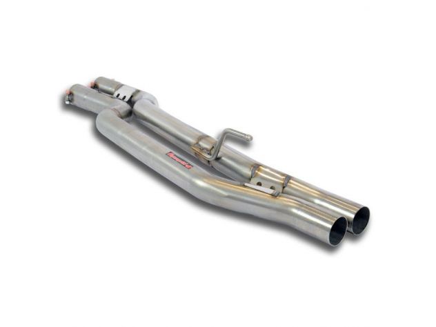 SUPERSPRINT CENTRAL EXHAUST PIPE RH/LH MERCEDES W210 E 36 AMG (BERLINA) (281 HP) 96-97