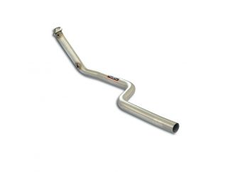 DOWNPIPE DX+TUBO SEZIONE SCARICO ANT. SUPERSPRINT MERCEDES A208 CLK 430 CABRIO V8 279HP 98-03 CAT. SERIE USCITA SDOPPIATA