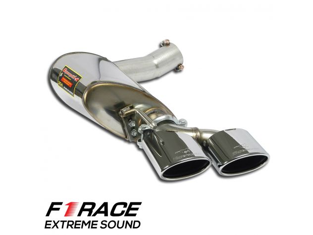 TERMINALE POSTERIORE SINISTRO F1 RACE 120X 80  SUPERSPRINT MERCEDES R230 SL 63 AMG V8 (M156- 525 HP) 08-11