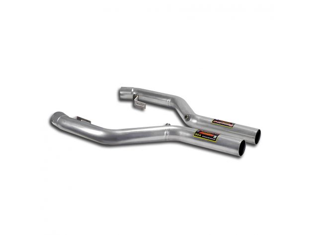 SUPERSPRINT  FRONT EXHAUST PIPE RH/LH MERCEDES R171 SLK 55 AMG V8 BLACK SERIES (M113- 400 HP) 2006-2008