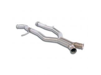 TUBO SCARICO CENTRALE + RACCORDO X SUPERSPRINT MERCEDES W164 ML 350 V6 (M272- 272 HP) 2005-2011