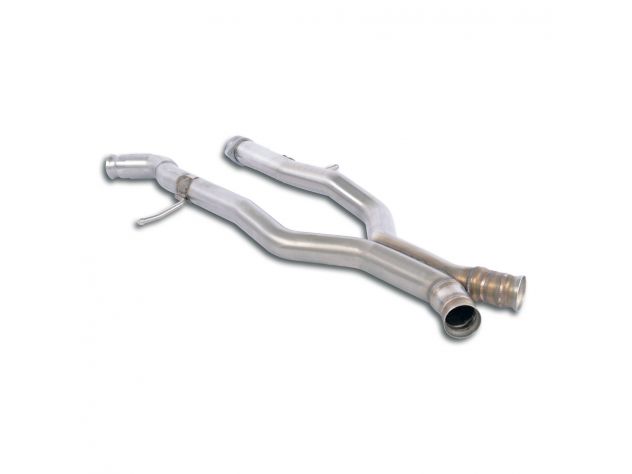 SUPERSPRINT CENTRAL EXHAUST PIPE + X LINK PIPE MERCEDES W164 ML 350 V6 (M272- 272 HP) 2005-2011