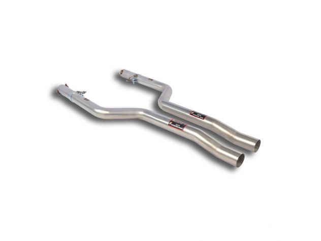 SUPERSPRINT FRONT PIPES RH/LH MERCEDES S204 C63 AMG V8 "EDITION 507" (ESTATE- M156- 507 HP) 2013-2014