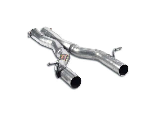 SUPERSPRINT CENTRAL EXHAUST PIPE X MERCEDES S204 C63 AMG V8 "EDITION 507" (ESTATE- M156- 507 HP) 2013-2014