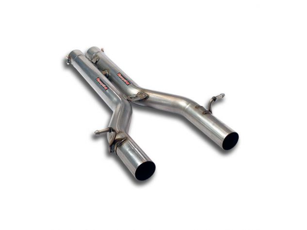 SUPERSPRINT CENTRAL EXHAUST PIPE H-PIPE MERCEDES C204 C63 AMG COUPÈ V8 (456 HP) 2011+