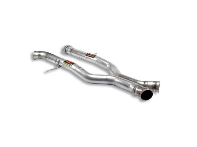 SUPERSPRINT CENTRAL EXHAUST PIPE + X LINK PIPE MERCEDES W164 ML 63 AMG V8 (M156- 510 HP) 06+