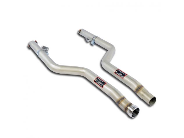 SUPERSPRINT FRONT PIPES RH/LH MERCEDES S204 C63 AMG V8 "EDITION 507" (ESTATE- M156- 507 HP) 2013-2014