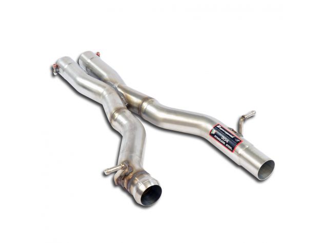 SUPERSPRINT CENTRAL EXHAUST PIPE X MERCEDES S204 C63 AMG V8 "EDITION 507" (ESTATE- M156- 507 HP) 2013-2014