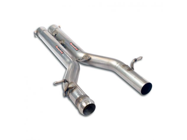 SUPERSPRINT CENTRAL EXHAUST PIPE H-PIPE MERCEDES C204 C63 AMG COUPÈ V8 (456 HP) 2011+