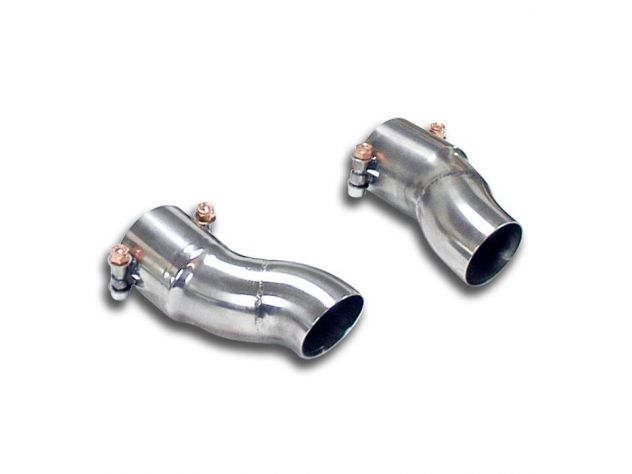 SUPERSPRINT EXIT PIPES KIT RH/LH FOR TERMINALS  MERCEDES W212 E 200 / 250 CGI (BERLINA+ S.W.) (184 / 204 HP) 2009+2013 