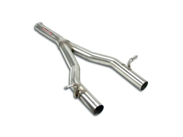 SUPERSPRINT CENTRAL EXHAUST PIPE Y DIAM.75MM MERCEDES C204 C 180 CGI COUPÈ (1.6I 156 HP) 2012-2015