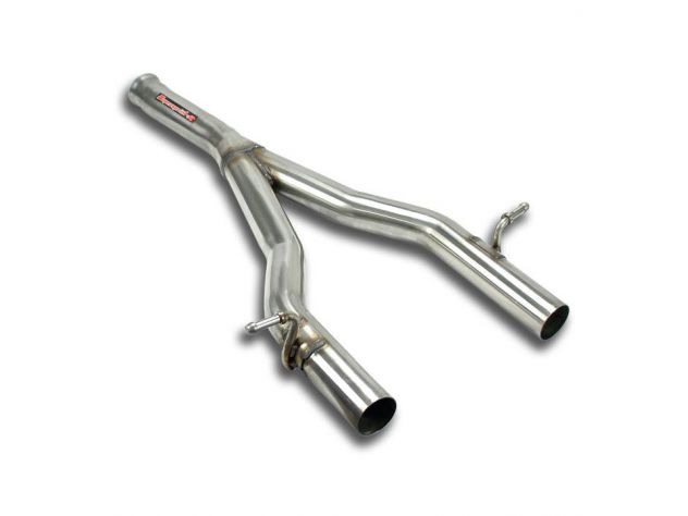 SUPERSPRINT CENTRAL EXHAUST PIPE Y DIAM. 80MM MERCEDES C204 C 180 CGI COUPÈ (1.6I 156 HP) 2012-2015