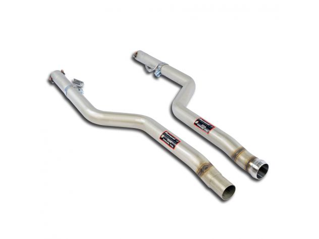 SUPERSPRINT FRONT PIPES KIT RH/LH MERCEDES W212 E 63 AMG 4-MATIC V8 (BERLINA+ S.W.) (M157 5.5I BI-TURBO) (525 HP-557 HP) 11-13