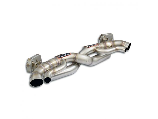 SUPERSPRINT REAR PIPE RH/LH WITH VALVES PORSCHE 911 TARGA 4S HERITAGE DESIGN EDITION 3.0L- 450HP WITH GPF 2020+ 