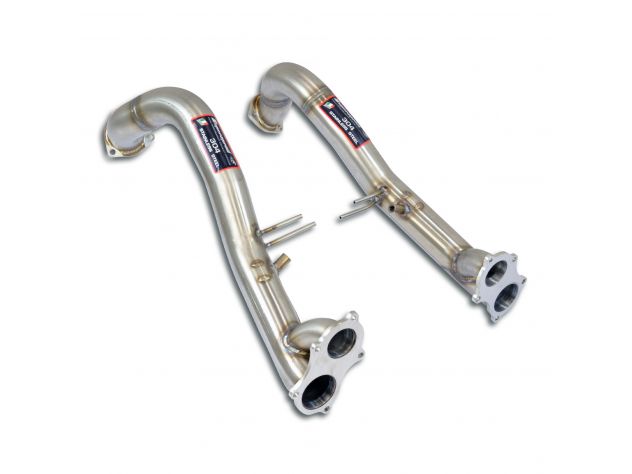 SUPERSPRINT FRONT PIPES KIT RH/LH PORSCHE 718 BOXSTER "25 YEARS" EDITION 4.0L (400 HP- MODELLI CON GPF) 2021+ (CON VALVOLA)