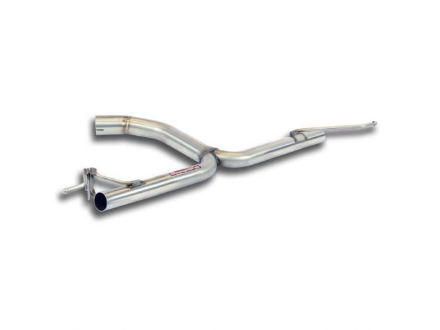 SUPERSPRINT REAR EXHAUST PIPE WITH Y LINK PIPE VW SCIROCCO 2.0 TSI (180 HP- 220 HP) 2015-2017