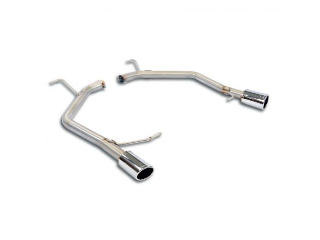 SUPERSPRINT KIT REAR RIGHT EXHAUST PIPE O 90-LEFT O 90 VW JETTA VII GLI 2.0 TSI (230 HP) 2019+ (Ø76MM)