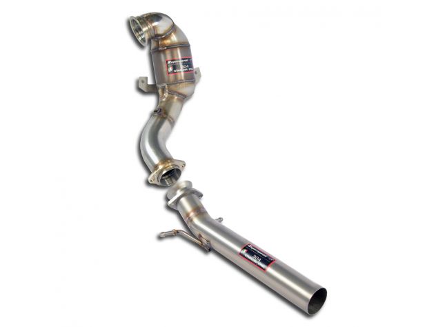 SUPERSPRINT TURBINE EXHAUST PIPE WITH 200CPSI CATALYST SEAT LEON SC 5F CUPRA 2.0 TSI (265- 280 HP) 2013-2015 (Ø76MM)