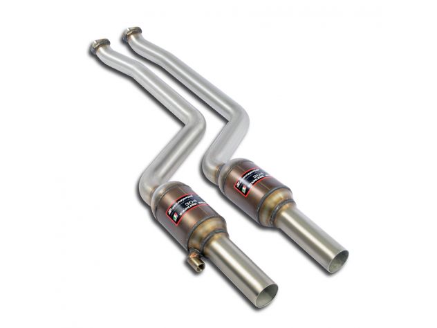 SUPERSPRINT FRONT EXHAUST WITH CATALYST 200 CPSI RH/LH BMW E82 COUPÈ 135I 3.0I TURBO (306 HP MOTORE N55) 05/2010-2013