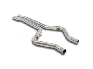 SUPERSPRINT KIT CENTRAL PIPES RH/LH ALPINA B3 / B3 S 4X4 (F30 / F31) BERLINA / TOURING (410 HP- 440 HP) 2014+ (CON VALVOLA)