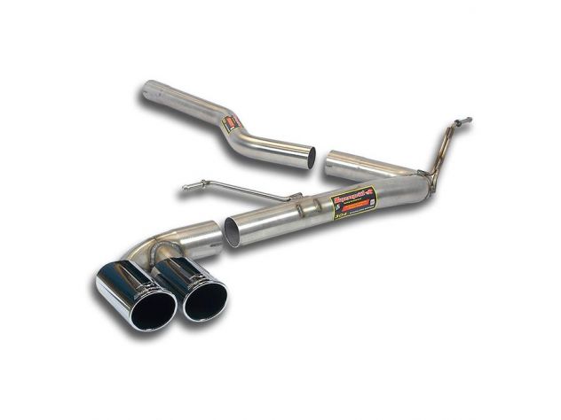 SUPERSPRINT CONNECTING PIPE + REAR PIPE 80 BMW F22 218D (MOTORE N47N- 143 HP) 2013-2015