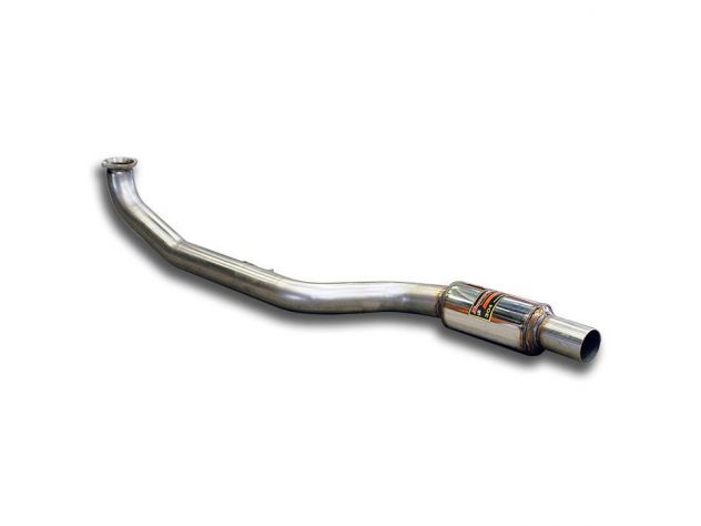 SUPERSPRINT FRONT EXHAUST SECTION LEFT WITH SILENCER BMW F06 M6 GRAN COUPÈ V8 (560 HP) 2013-2018 ("CAT-BACK" SYSTEM)