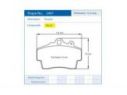 PAGID PAIR FRONT BRAKE PADS PORSCHE BOXSTER (986) 2.5 150 KW 09/96-08/99