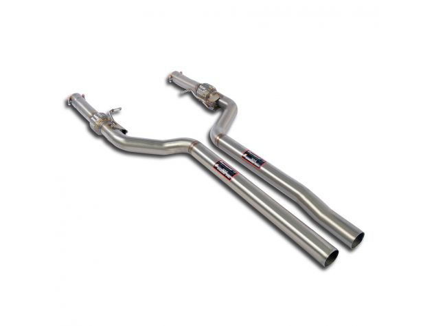 SUPERSPRINT  FRONT EXHAUST PIPE RH/LH ALFA ROMEO GIULIA QUADRIFOGLIO 2.9I V6 BI-TURBO (510 HP) 2016-2019