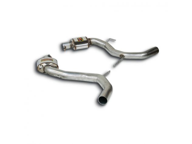 SEZIONE SCARICO CENTRALE DX/SX SUPERSPRINT MERCEDES R230 SL 55 AMG FACELIFT V8 KOMPRESSOR 06-08 