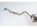 SUPERSPRINT COMPLETE EXHAUST SPORT CAT-BACK 145X95 MERCEDES R170 SLK 230 KOMPRESSOR (197 HP) 00- 03