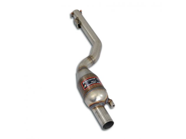 SUPERSPRINT FRONT EXHAUST SECTION WITH CATALYST RIGHT  MERCEDES W209 CLK 55 AMG V8 (367 HP) 02-04