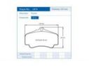 PAGID PAIR FRONT BRAKE PADS PORSCHE 911 CONVERTIBLE (996) 3.6 CARRERA 4S 254 KW 06/02-08/05