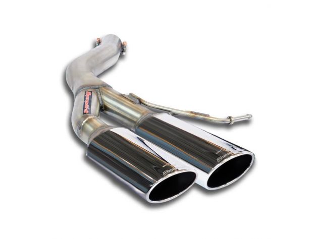 SUPERSPRINT LEFT REAR EXHAUST PIPE 100X75 AUDI A6 C7 4G (BERLINA+ AVANT) 2.0 TFSI (211 HP) 2011-2012