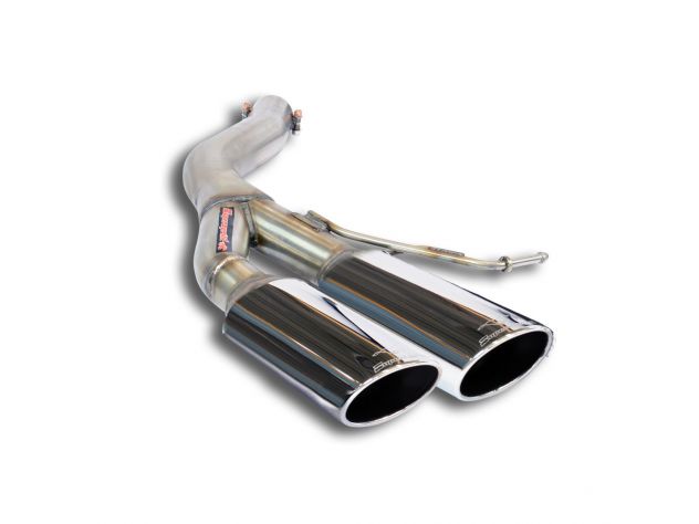 SUPERSPRINT LEFT REAR EXHAUST PIPE 100X75 AUDI A6 C7 4G 2.0 TDI (150- 190 HP) 2015+2018 