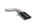 SUPERSPRINT REAR RIGHT EXHAUST PIPE 100X75 GUN METAL GREY AUDI A6 C7 4G (BERLINA+ AVANT) 2.0 TFSI HYBRID (245 HP) 2012-2014