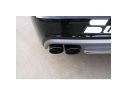 SUPERSPRINT LEFT REAR EXHAUST PIPE 100X75 GUN METAL GREY AUDI A6 C7 4G (BERLINA+ AVANT) 2.0 TFSI (211 HP) 2011-2012