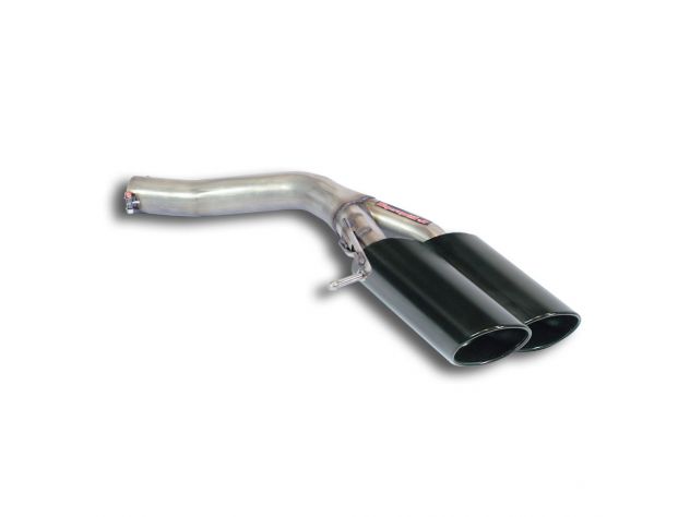 SUPERSPRINT REAR RIGHT EXHAUST PIPE 100X75 GUN METAL GREY AUDI A6 C7 4G QUATTRO 2.0 TDI (190 HP) 2015-2018