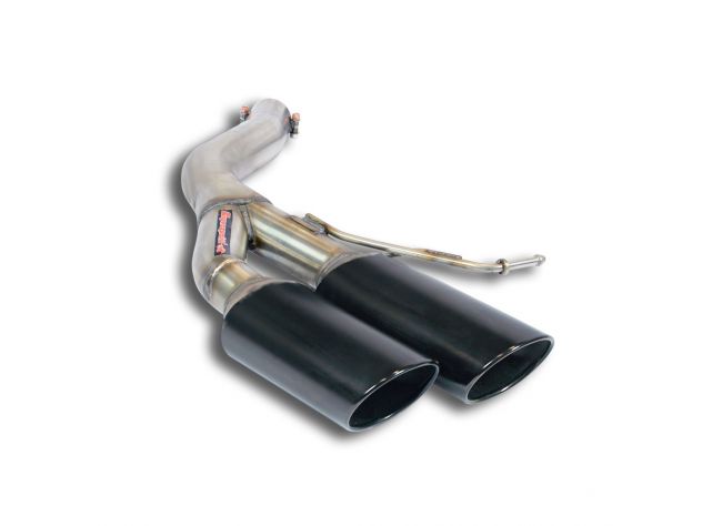 SUPERSPRINT LEFT REAR EXHAUST PIPE 100X75 GUN METAL GREY AUDI A6 C7 4G 2.0 TDI (150- 190 HP) 2015+2018 