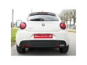 SUPERSPRINT REAR TERMINAL 80 GUN METAL GREY ALFA ROMEO MITO 1.3 JTDM (90 HP- 95 HP) 2009+