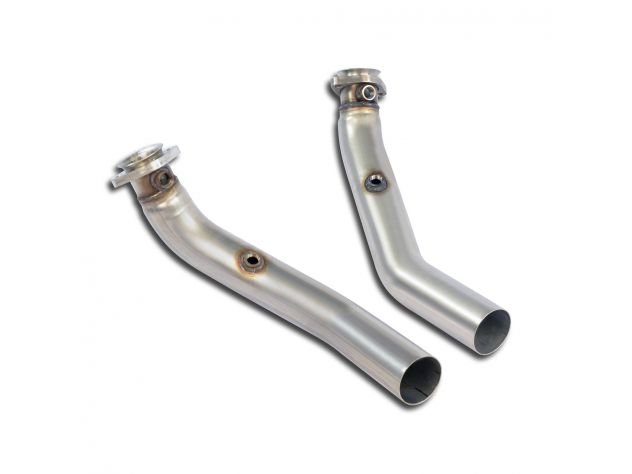 KIT DOWNPIPE SECONDARIO SUPERSPRINT MERCEDES C218 CLS 63 AMG V8 (M157 5.5I BI-TURBO) (525 HP-557 HP) 2012-2018