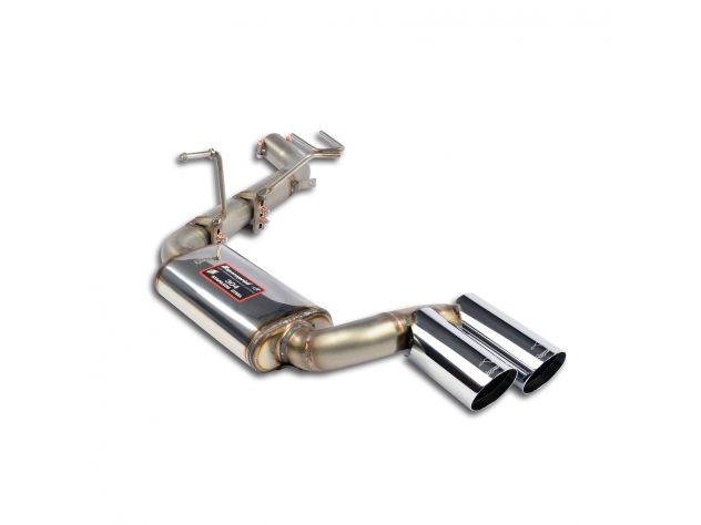 TERMINALE RACING SX 76 SUPERSPRINT BMW E39 BERLINA 535I / 540I V8 (M62) 96-02 (DUAL-PIPE FOR SUPERCHARGING CONVERSION)