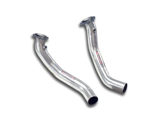 KIT DOWNPIPE DX/SX PER COLLETTORE SUPERSPRINT MERCEDES S210 E 55 AMG V8 (S.W.) 98-02