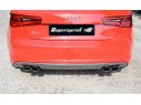 KIT 4 TERMINALI 100X75 DESTRO + 100X75 SINISTRO SUPERSPRINT AUDI A3 8V CABRIO QUATTRO 2.0 TDI (150 HP- 184 HP) 2012+